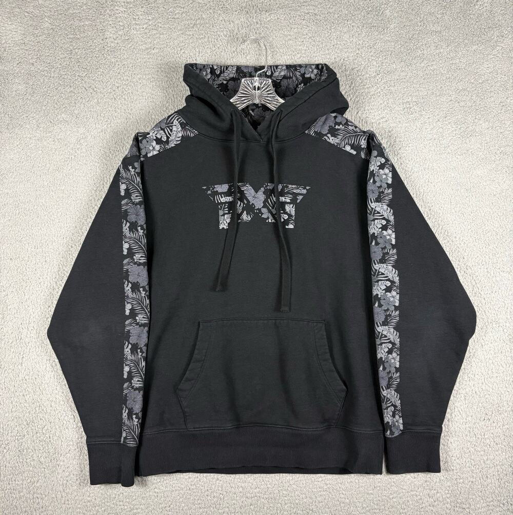 PXG Hoodie Men’s XL Black Floral Aloha Heavyweight Casual Golf Designer Comfort